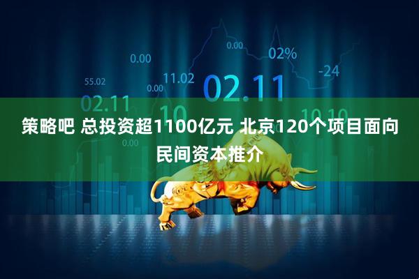 策略吧 总投资超1100亿元 北京120个项目面向民间资本推介